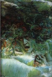 Lucien Levy-Dhurmer Medusa(Furiou Wave) oil painting picture